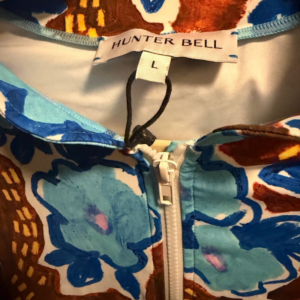 Hunter Bell Blue and Brown Patterned Rash Guard - Picture 7 of 13